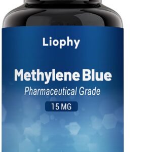 Methylene Blue Capsules — Premium Quality Methylene Blue with Vitamin C Ester, Dietary Supplement, 60 Easy‑to‑Swallow Capsules